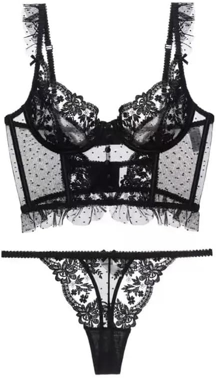 Lingerie Spalline Regolabili Perizoma Set 2 Pezzi