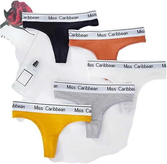 3 SET Tanga da Donna in Cotone, Biancheria Intima Sexy, Lingerie Sexy per Donna, Lingerie da Donna, Nero/Black,Bianco/White,Grigio/Grey