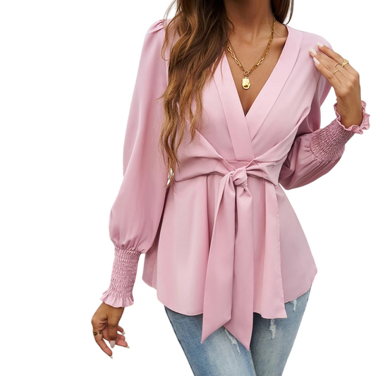 Stile Elegante Camicette Top da Donna Nuovo Design alla Moda Casual